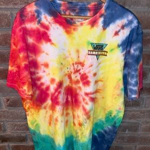 Custom Tie Dyed Vans Shirt